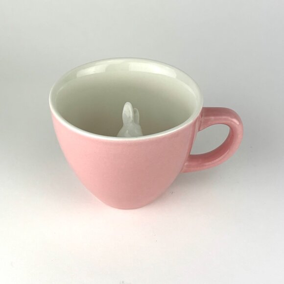 Pink Creature Comforts Rabbit Mug - Adorable 3D Bunny Design NWOT - Picture 2 of 8